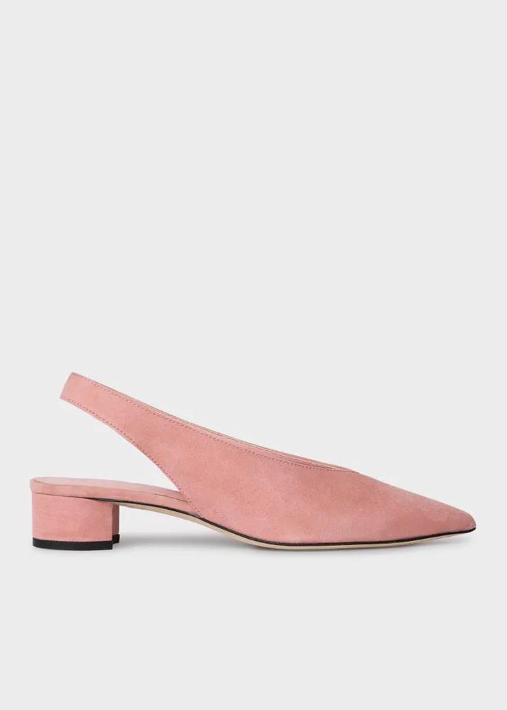 Dusty pink discount suede heels