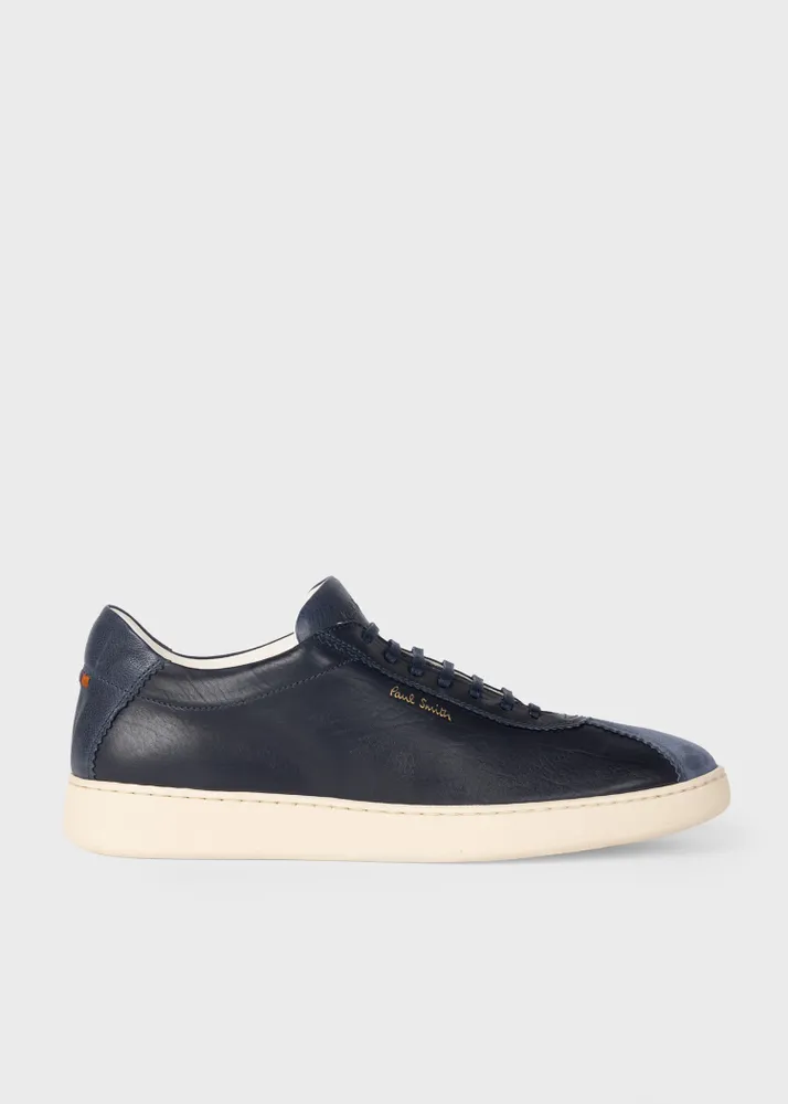 Paul Smith Women s Navy Leather Vantage Trainers King s Cross