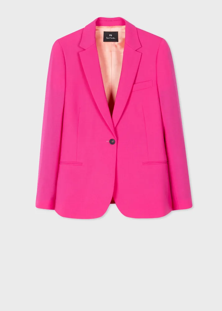 Oasis pink blazer top
