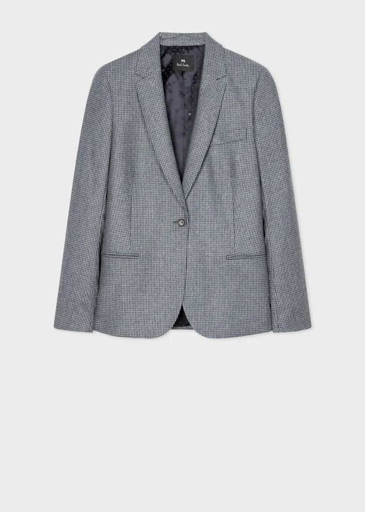 Micro check new arrivals blazer