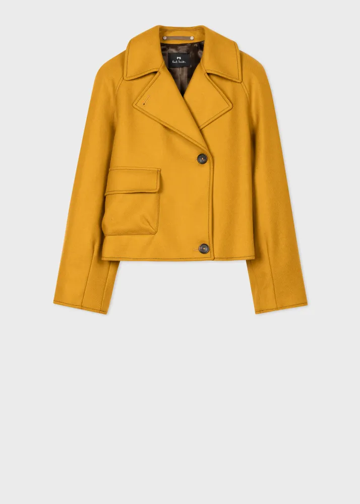 Chartreuse best sale wool coat