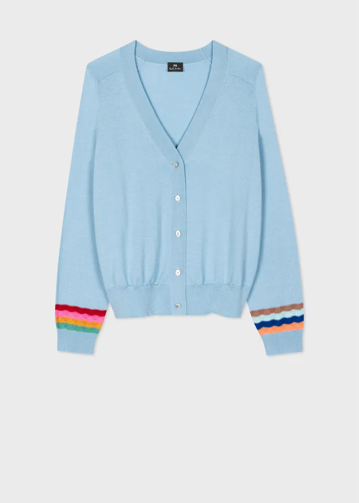 Pale cheap blue cardigan