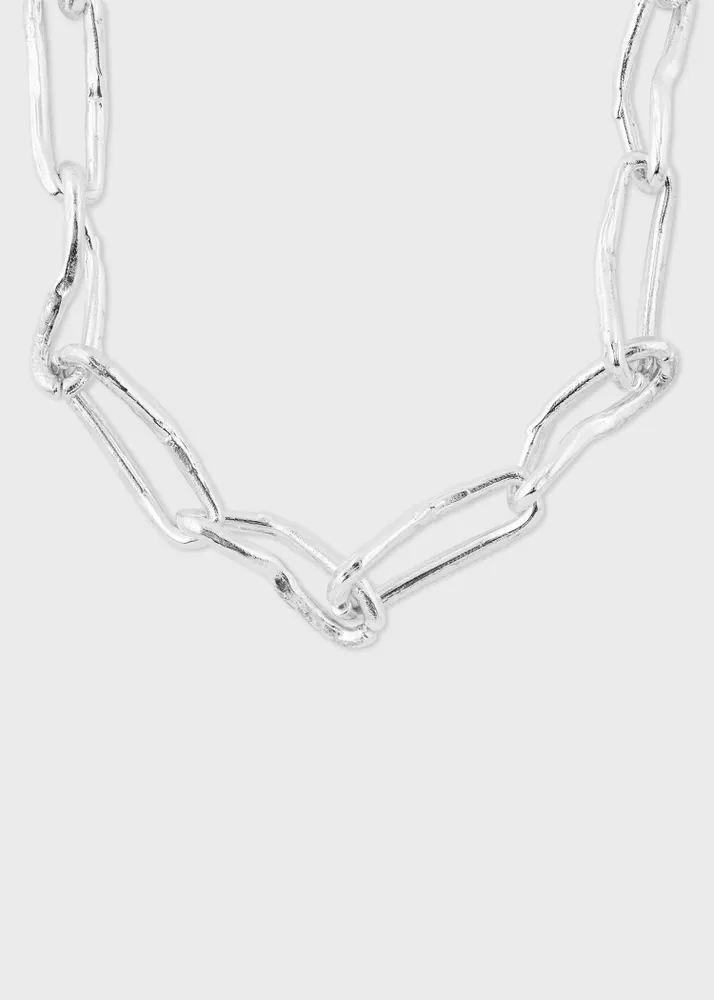 Mens silver cheap choker necklace