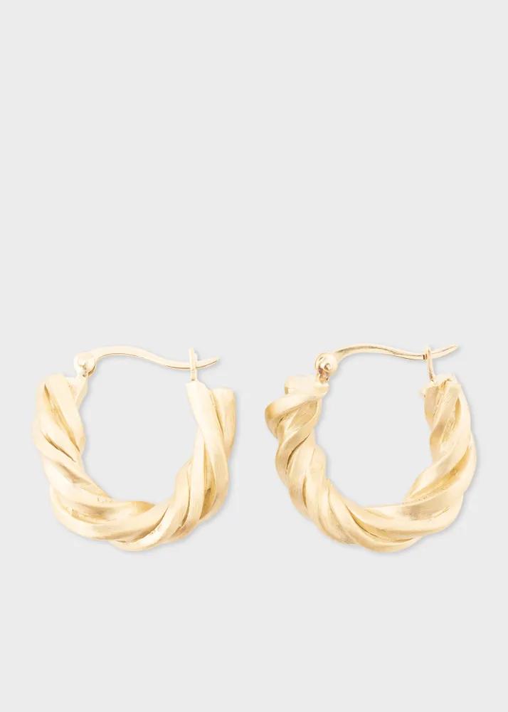 Paul Smith Women s Deep State Gold Earrings by Completedworks