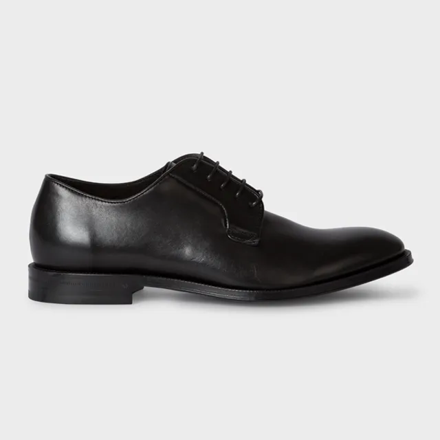 Paul Smith Black Leather Chester Flexible Travel Shoes King s