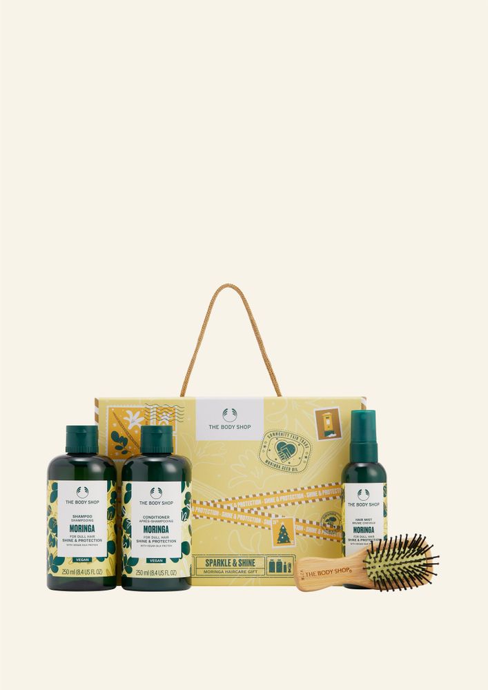 The Body Shop Sparkle & Shine Moringa Haircare Gift Set Mall of America®