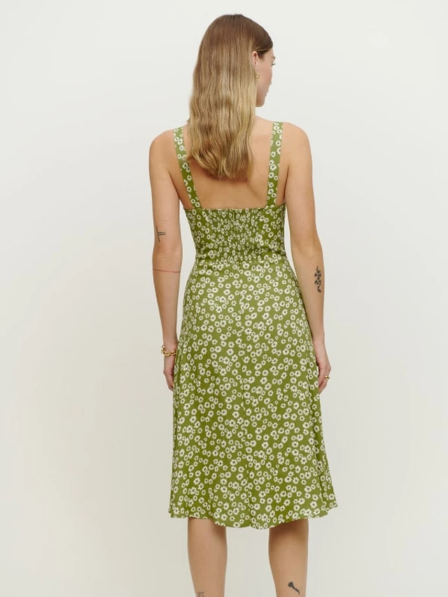 Reformation persimmon dress review 2025