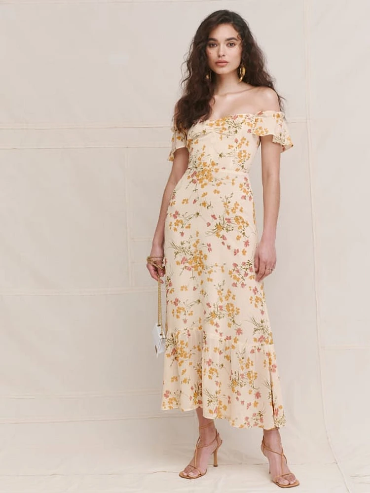 Butterfly dress reformation best sale