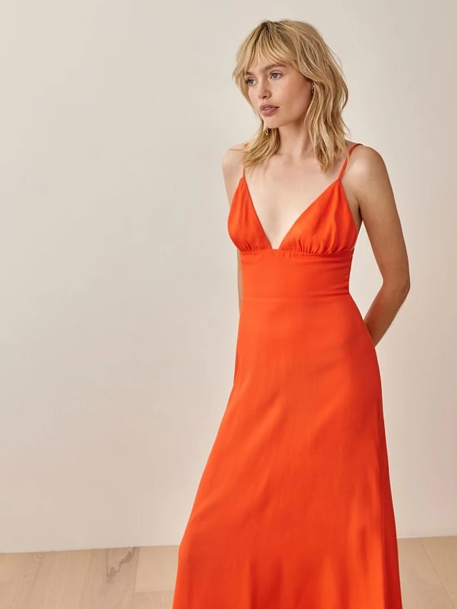 Reformation talita dress top