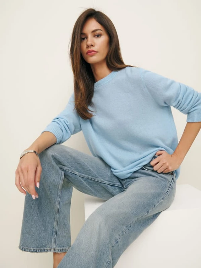 Reformation cashmere boyfriend sweater hotsell