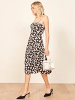 Reformation peach midi dress on sale