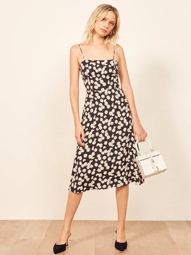 Reformation peach dress hotsell