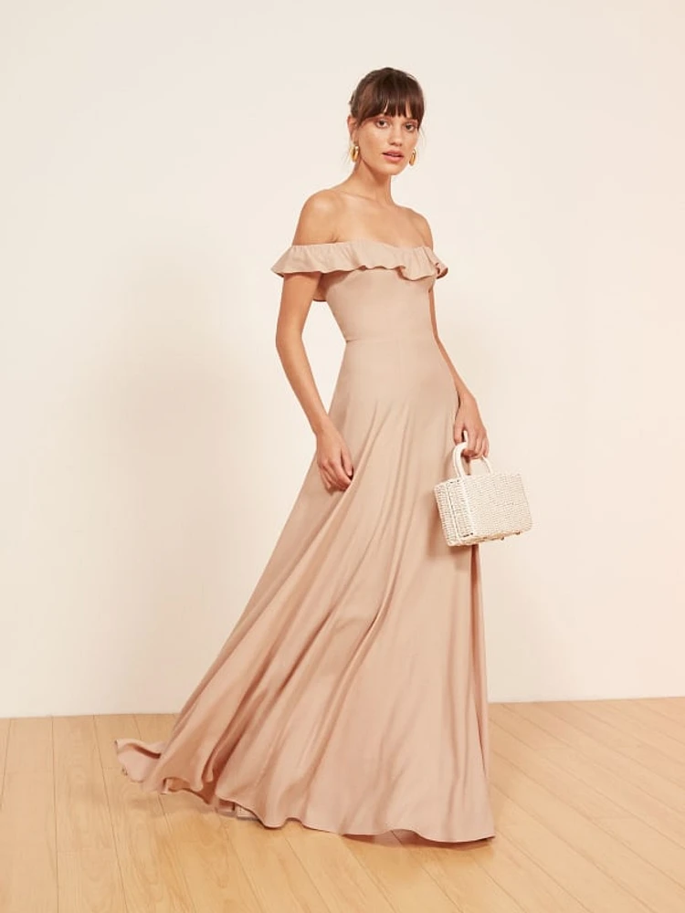 Reformation verbena dress review top