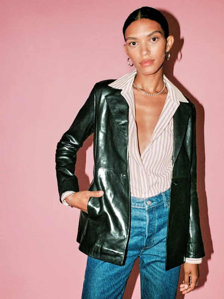 Veda reformation leather jacket discount