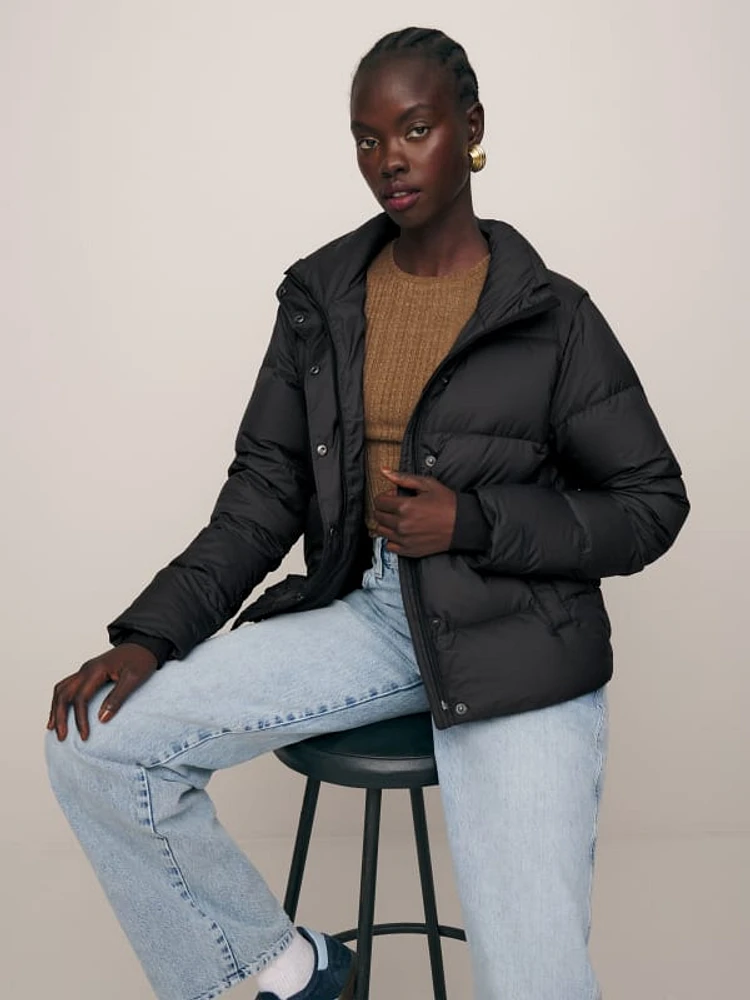 W's silent down parka online