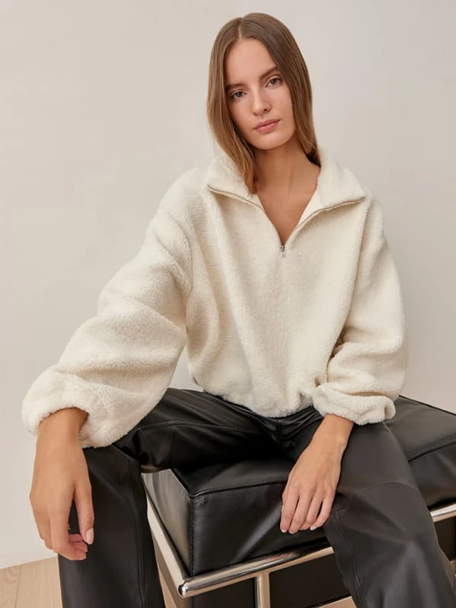 Reformation bolton zip jacket online