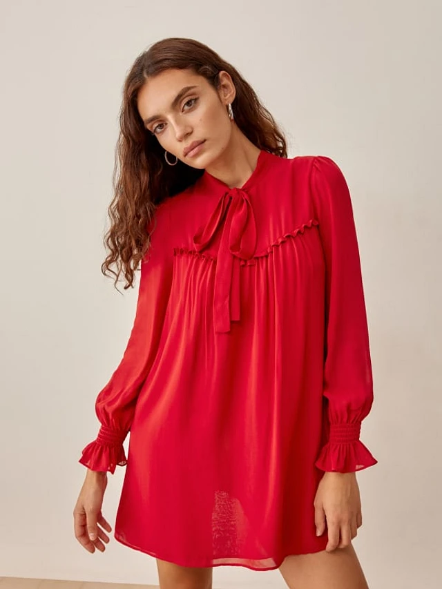 Reformation bell dress on sale