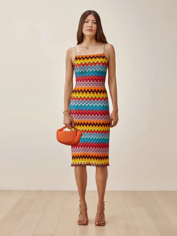 Reformation dahlia dress top