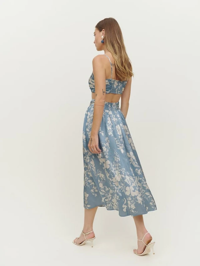 Reformation carrie dress top