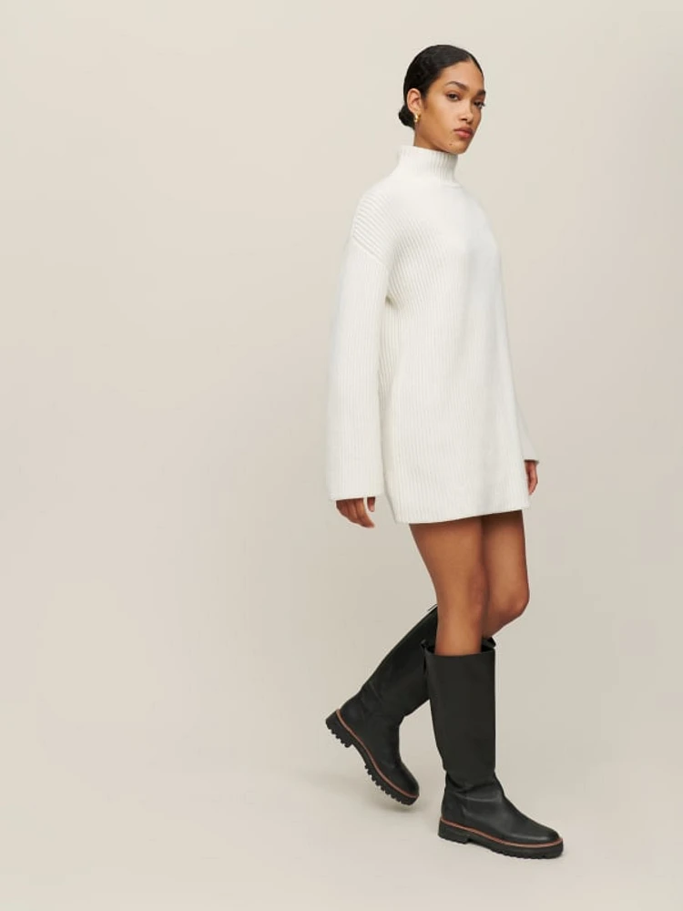 Reformation sweater dress top
