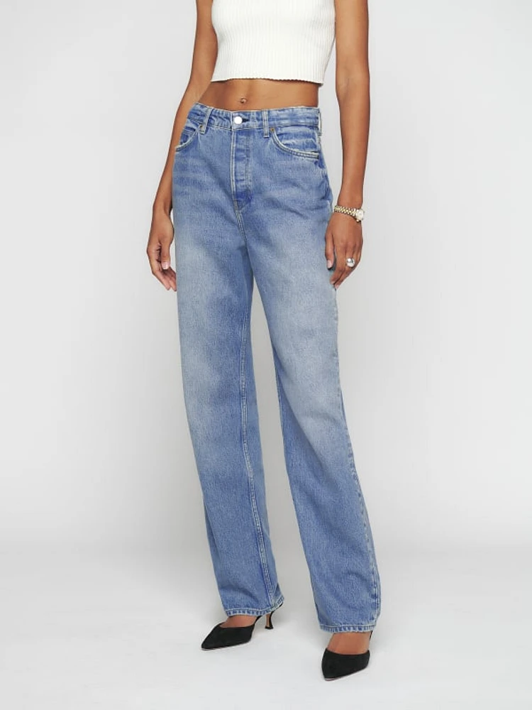 Reformation brooke high straight jeans 2025