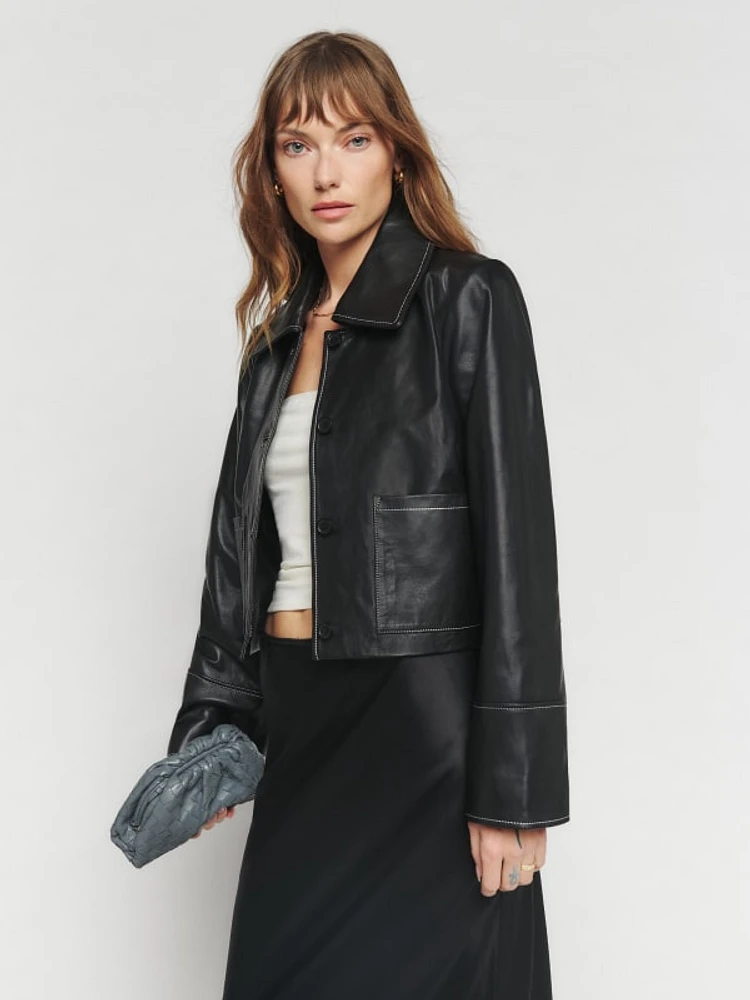 Veda leather outlet