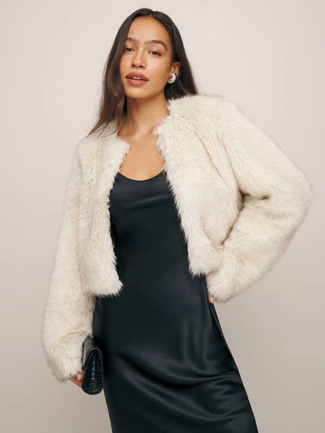Reformation fur jacket store