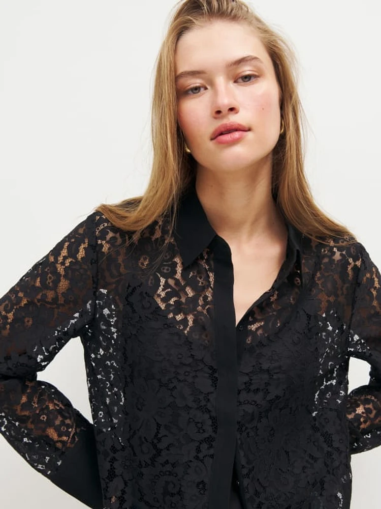 Reformation anja dress top