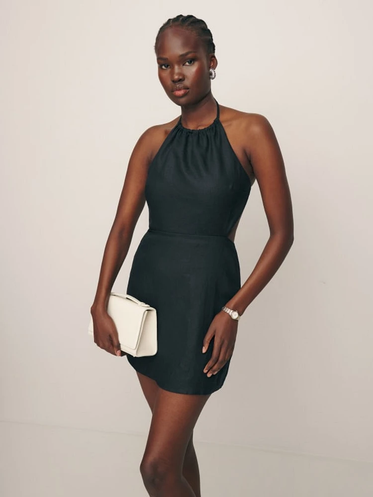 Reformation Mabli Linen Dress | Bethesda Row