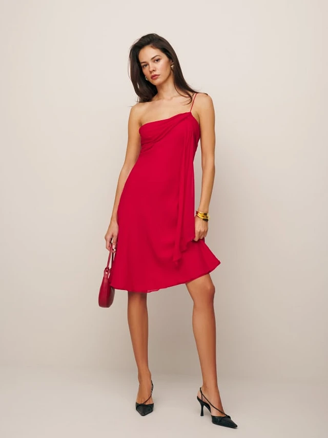 Reformation sera dress top