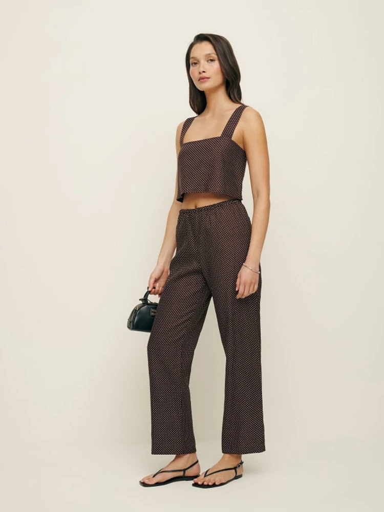 Reformation linen pants cheap