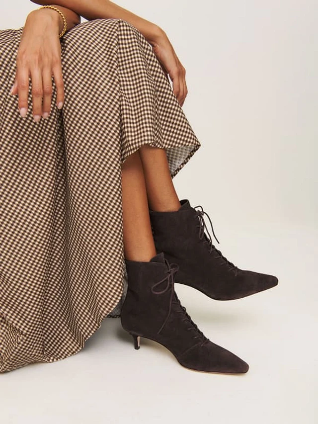 Reformation lace up boots sale