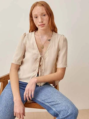 reformation ブラウス Roland top Reformation Roland Top | Bethesda Row