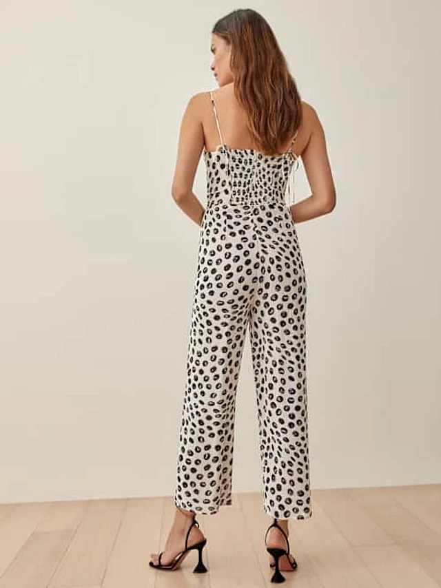 クリスマスファッション Reformation Paisley Jumpsuit | Bethesda Row パンツ