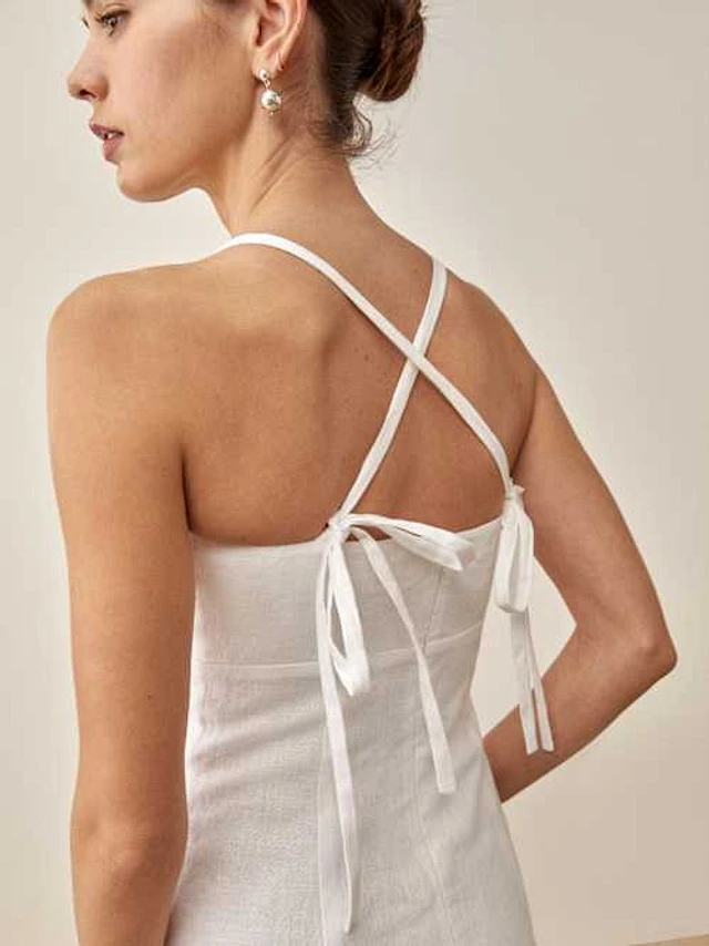 Reformation Rai Linen Dress | Bethesda Row