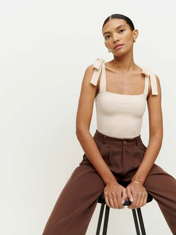 Reformation Canyon Tie Strap Knit Tank | Bethesda Row
