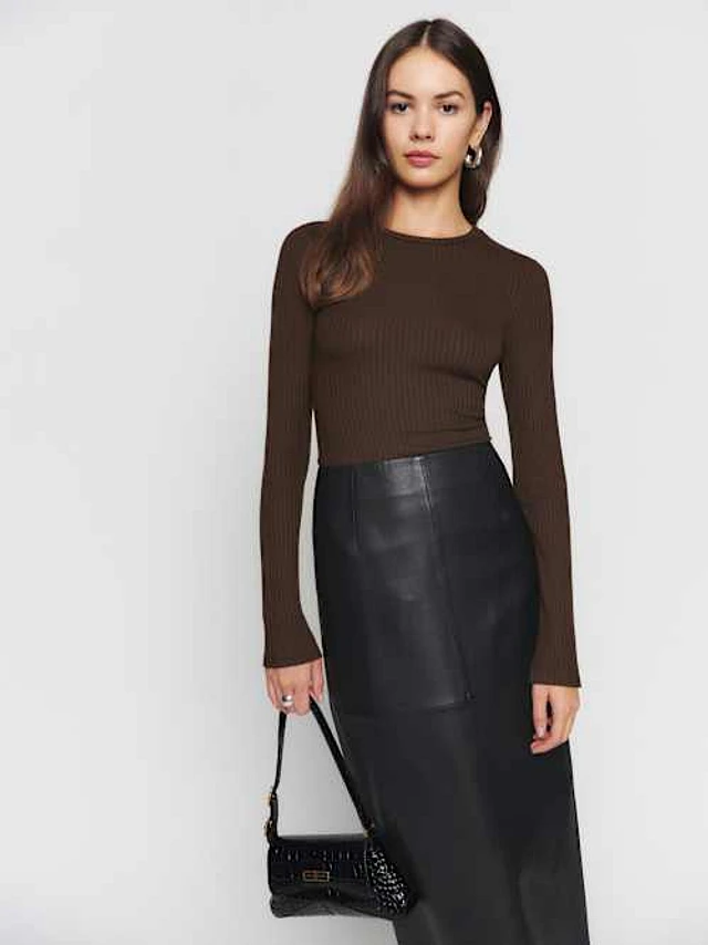 Reformation Junia Knit Top | Bethesda Row