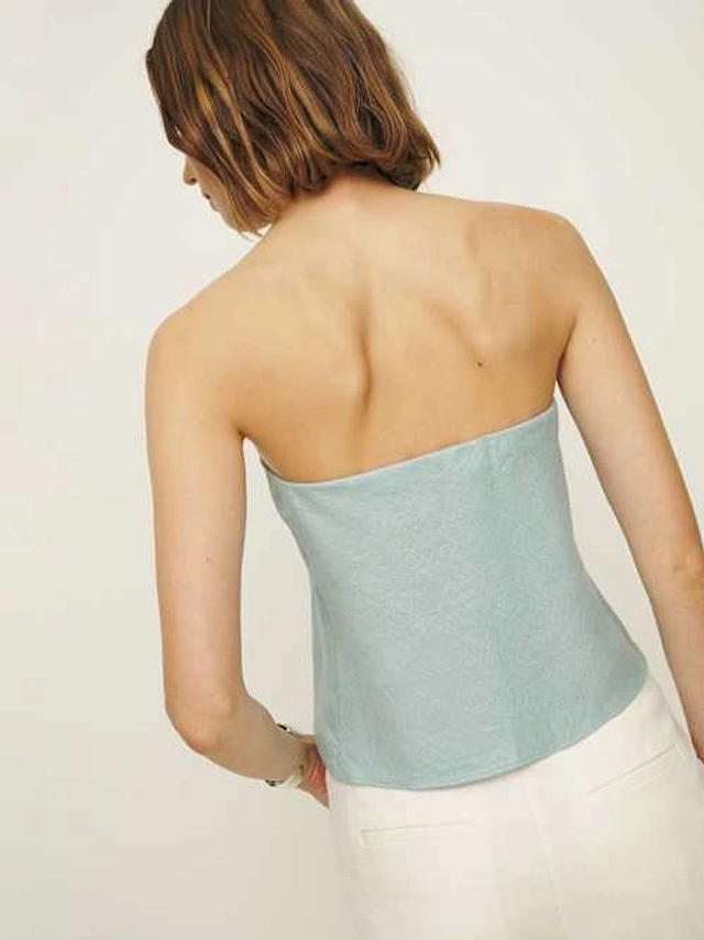 Reformation Spritz Linen Top | Bethesda Row