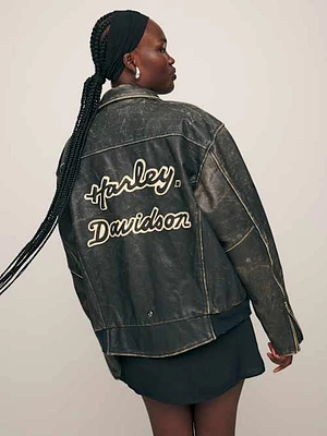 Reformation/Mette Lived-in デニム ボンバー ジャケット Reformation Mette Lived-in Denim Bomber Jacket | Bethesda Row