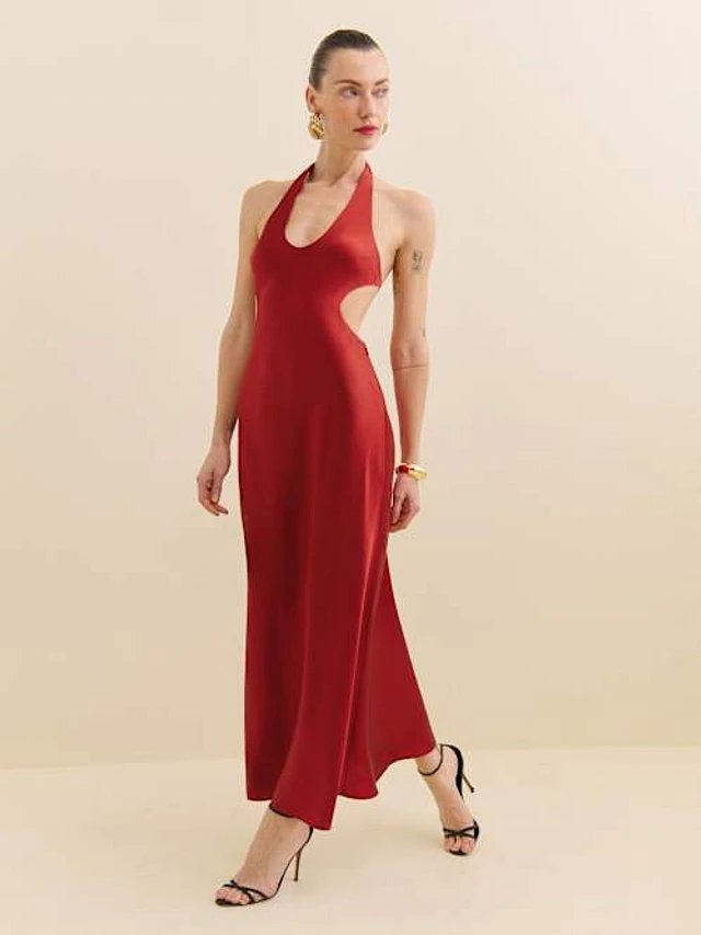Reformation Catalina Silk Dress | Bethesda Row