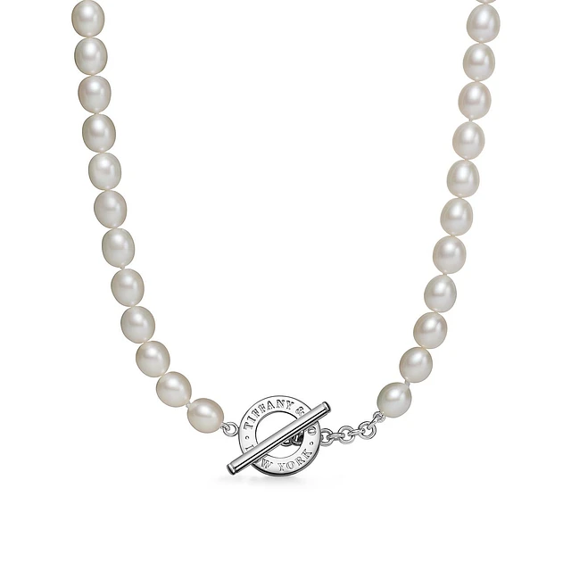 【Tiffany & Co】Freshwater Pearl Toggle ネックレス Tiffany and Co. Freshwater Pearl Toggle Necklace | Square One