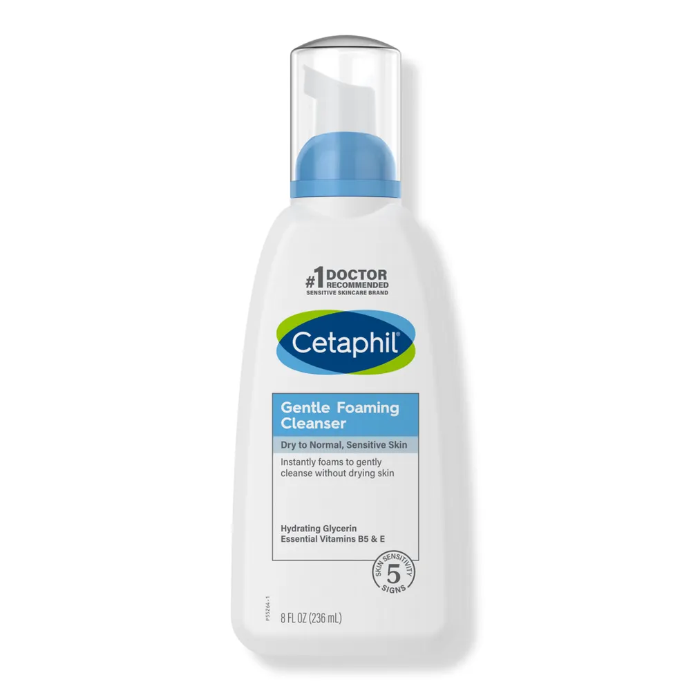 Ulta Cetaphil Gentle Foaming Cleanser Face Wash for Sensitive Skin ...