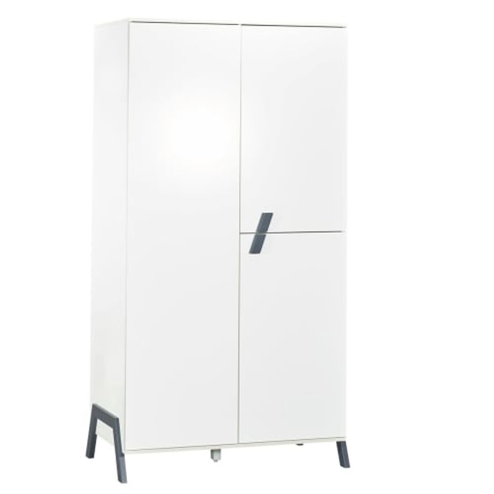 Sauthon Armoire 3 portes en bois blanc Maisons du Monde Les