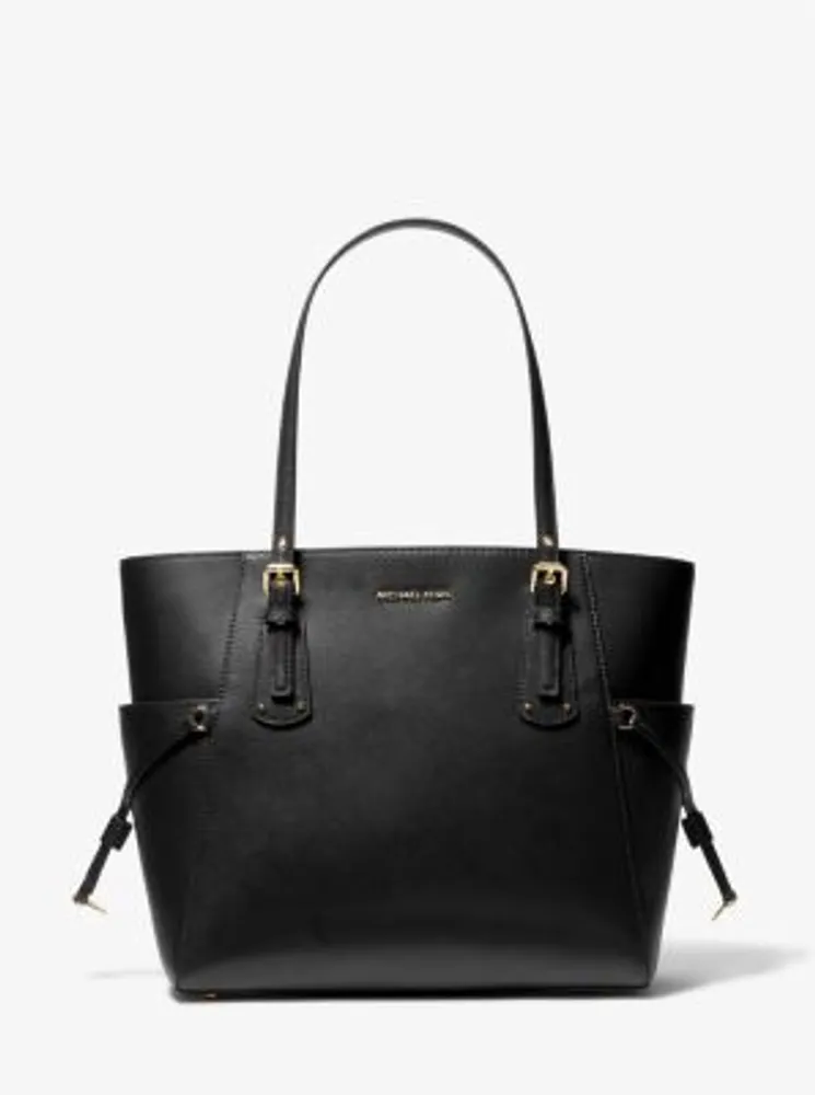 Voyager small crossgrain leather best sale tote bag