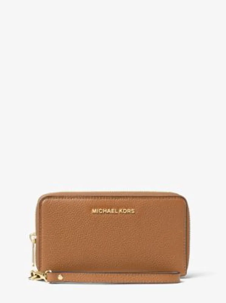 Mercer large leather smartphone wristlet sale