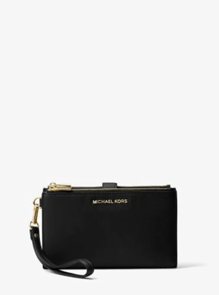 Adele leather smartphone wristlet michael kors best sale