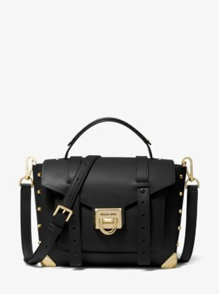 Manhattan medium best sale leather satchel