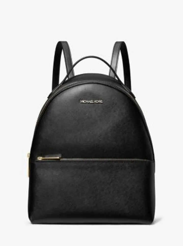 Michael kors deals medium leather backpack