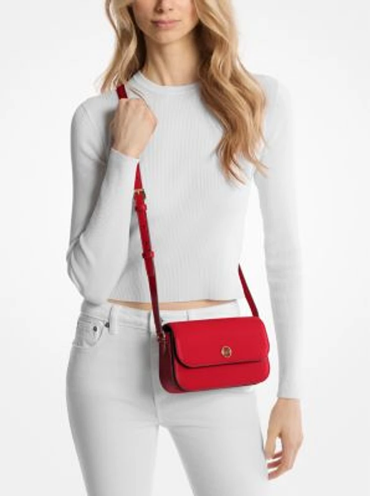 Michael kors jet set pebbled leather crossbody sale