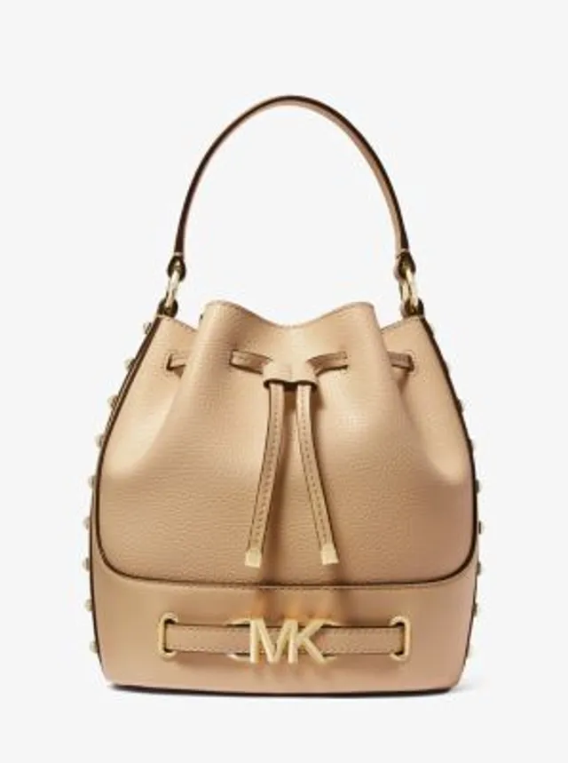 Michael kors brooke medium online pebbled leather bucket bag